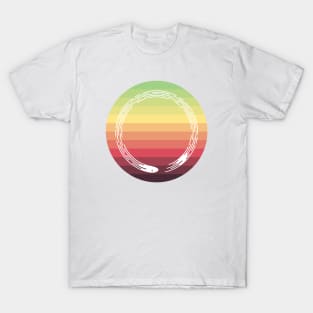 Rainbow ouroboros T-Shirt